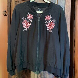 EMBROIDERED BASEBALL STYLE JACKET